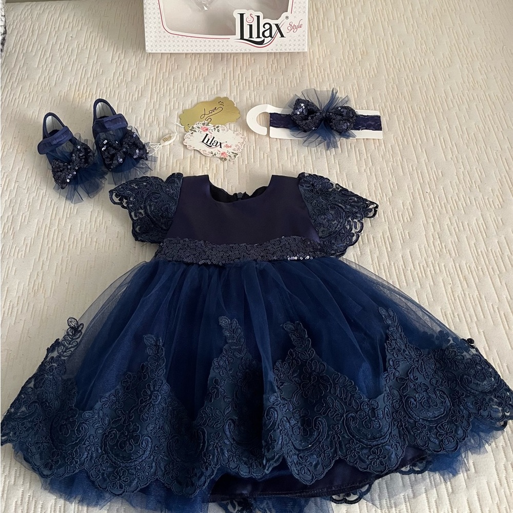 Princess deluxe 3 piece lace frilly dress - Picture 4 of 4